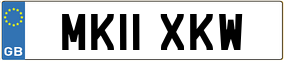 Truck License Plate
